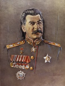 Porträt von Joseph Stalin